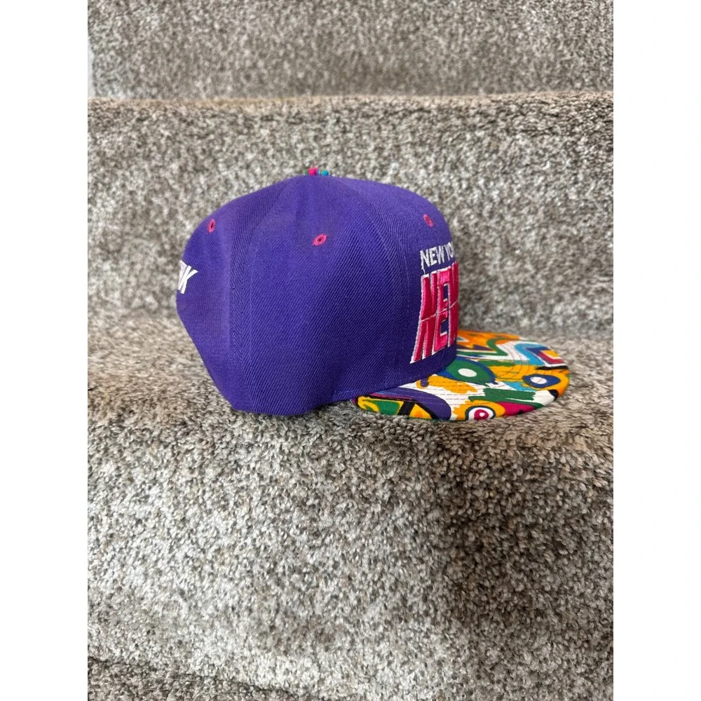 New York BMOS Snapback Hat '90s Pattern‎ Rim - Picture 2 of 4